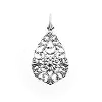 Antique silver pendant | Art Nouveau