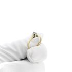Image 9 of Gold solitaire ring with diamond; 0.10 ct.