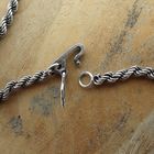 Image 6 of Silver twisted link chain | 61 cm