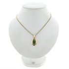Image 4 of 14 Karat Gold Pendant with Nephrite Jade