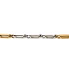 Image 5 of Bicolor Gold Fantasy Link Bracelet