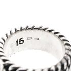 Afbeelding 5 van Zilveren Buddha to Buddha Chain Textuur Ring