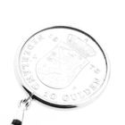Image 6 of Silver 10 guilder coin pendant Juliana 1973