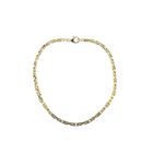 Image 3 of Gold square king's link bracelet | 23 cm
