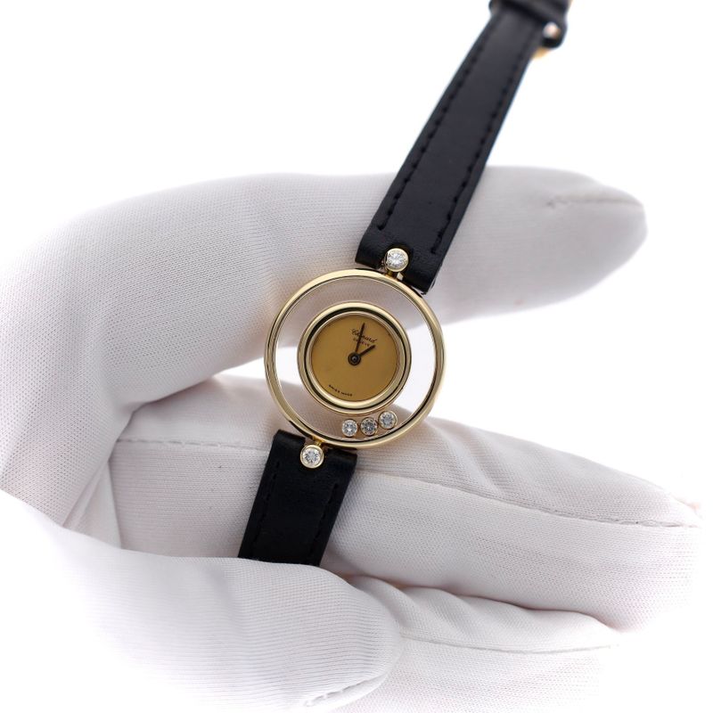 Image 12 of Chopard Happy Diamonds 4112; 18k Gold Ladies Watch