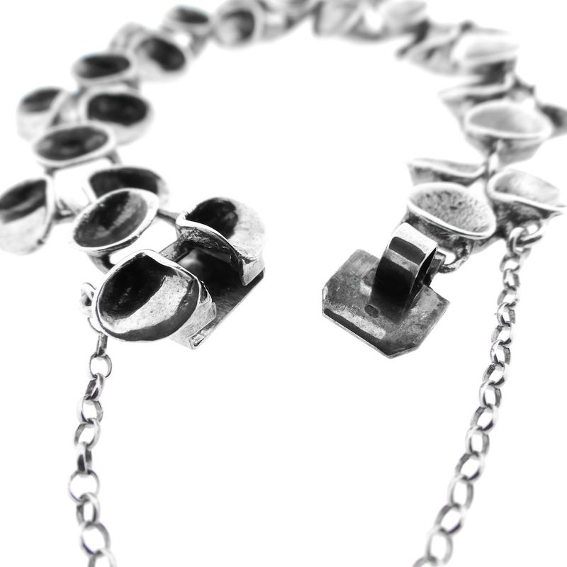 Image 5 of Vintage silver link bracelet; Hannu Ikonen | 18 cm