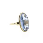 Image 8 of Antique gold ring with aquamarine