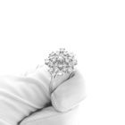 Image 7 of Exclusive white gold cocktail ring with 1.66 ct diamond.