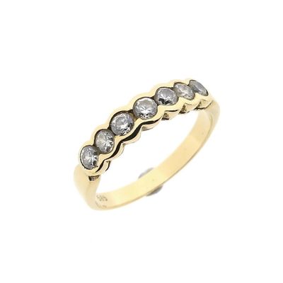 Image 1 of Gold Ring with Zirconia