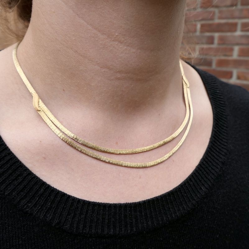 Image 9 of Gold Omega necklace