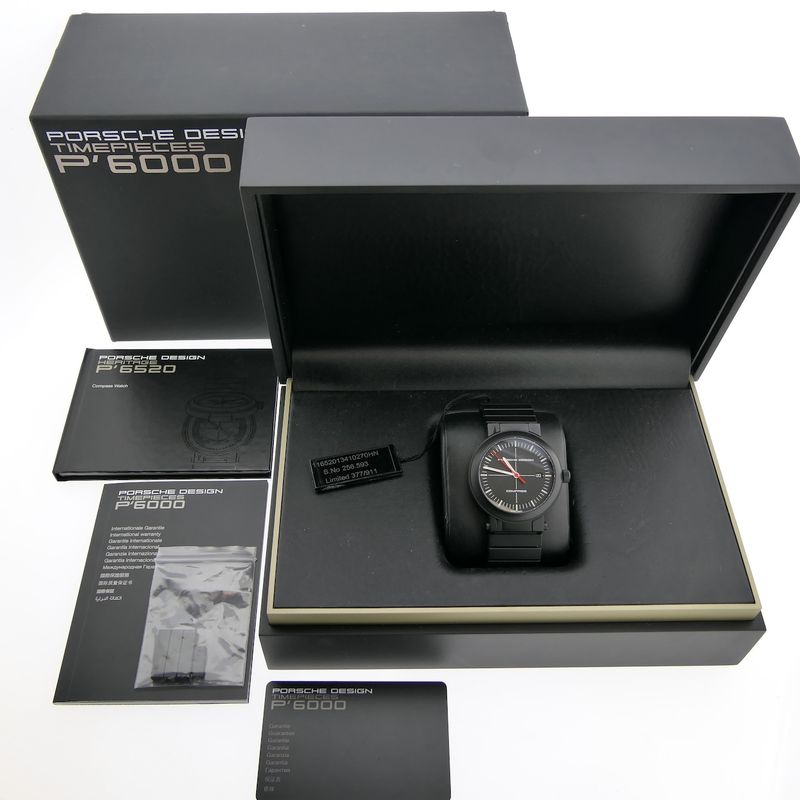 Image 24 of Porsche Design (By IWC) Compass Watch P6520; Limited Edition men's watch with compass
