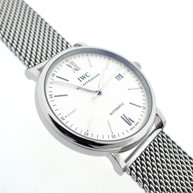 Image 6 of IWC Portofino; Automatic men's watch on Milanese strap