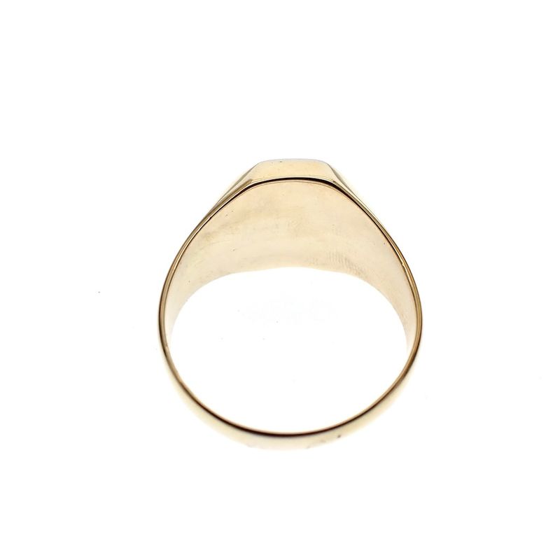 Image 3 of Two-tone gold men's signet ring