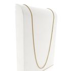 Image 5 of Gold flat gourmet link chain | 72 cm