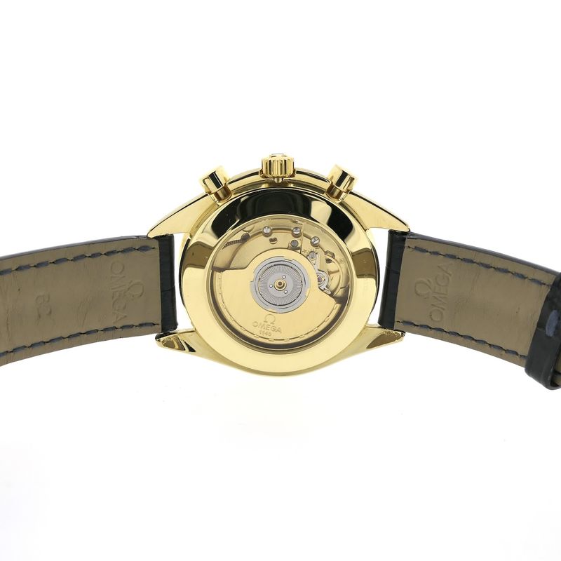 Image 13 of Omega Speedmaster Reduced 175.0032; 18k. gouden chronograaf horloge