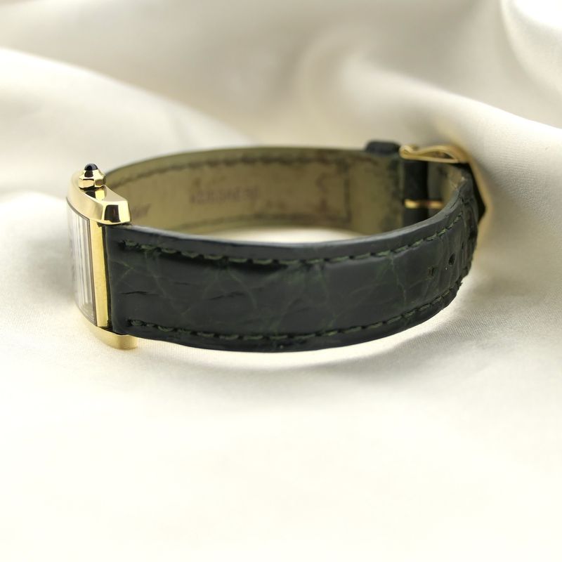 Image 10 of Cartier Tank Française 1820; 18k gold ladies' watch