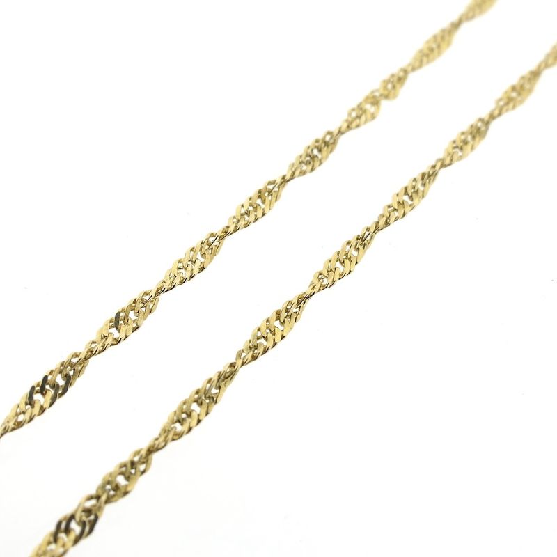 Image 6 of 18K Gold Singapore Link Chain | 60.5 cm