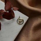 Image 2 of Gold zodiac sign pendant; Scorpio