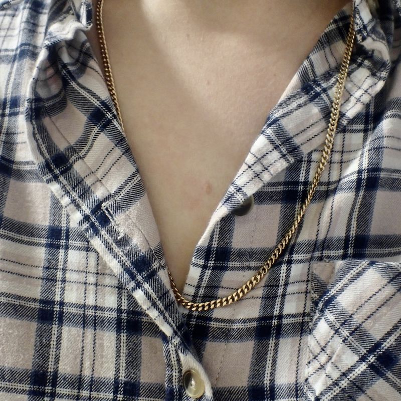 Image 2 of Gold gourmet link chain