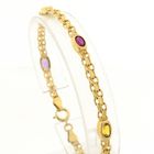 Image 3 of 10-karat bracelet with a mix of gemstones | 19 cm