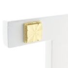 Image 4 of Gold square fantasy stud earrings