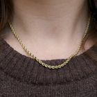Image 8 of Gold twisted necklace | 43 cm