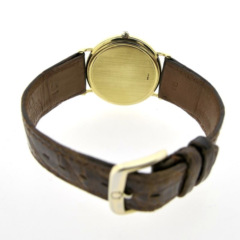 Image 9 of Omega Jubilee; Vintage 18k gold men's watch in full set