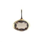 Image 1 of Gold design pendant with smoky quartz