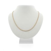 Gold snake link chain | 47 cm