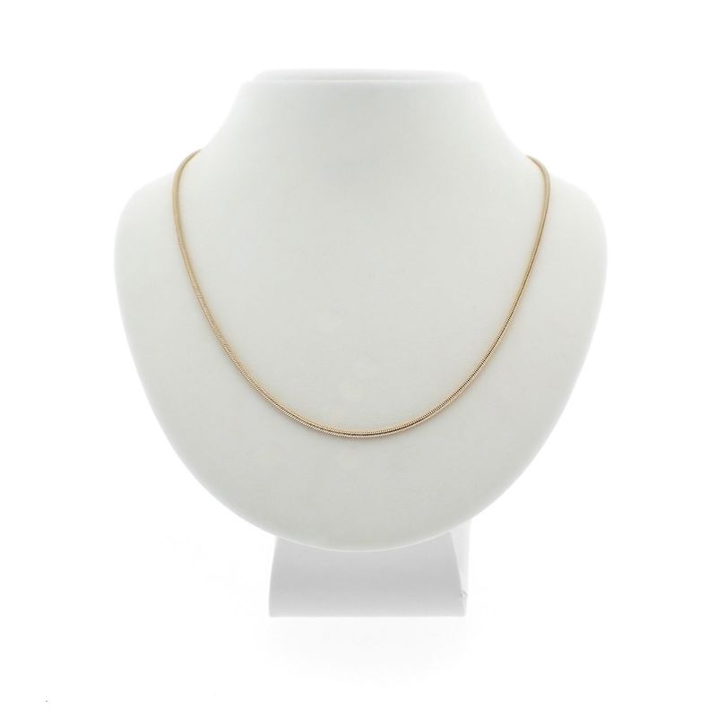 Image 1 of Gold snake link chain | 47 cm