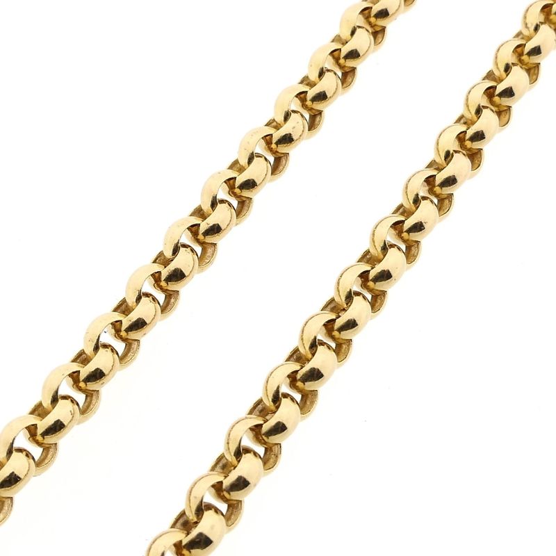 Image 7 of Gold Jasseron Necklace; 14 Karat; 46 cm