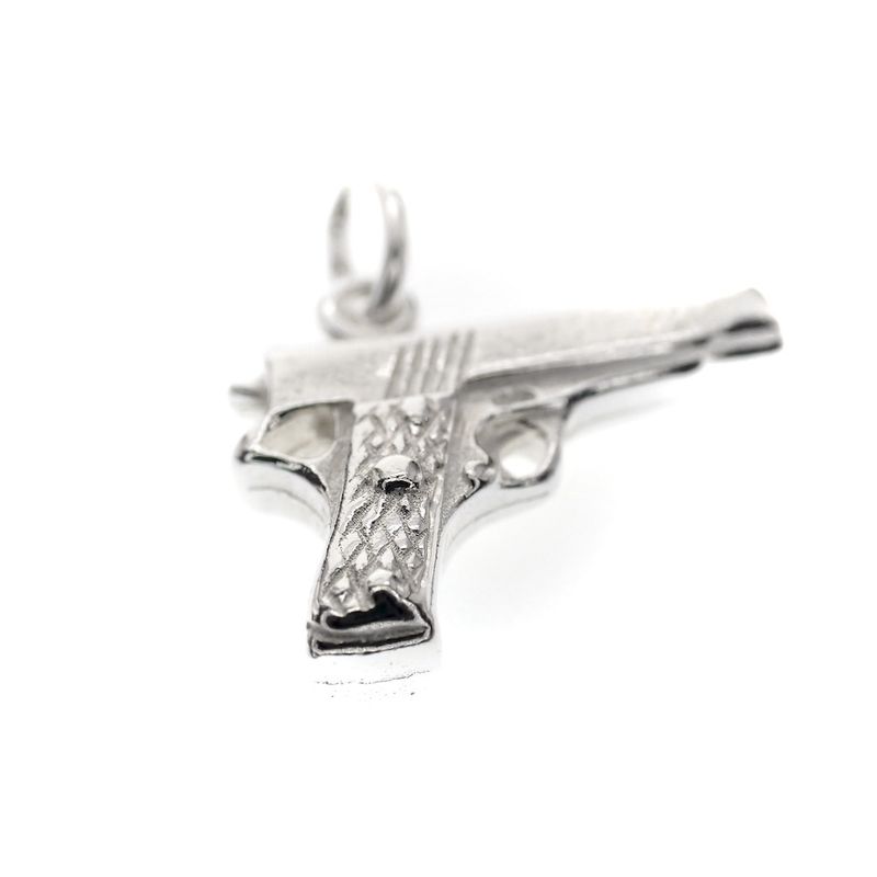 Image 3 of Silver charm; Pistol