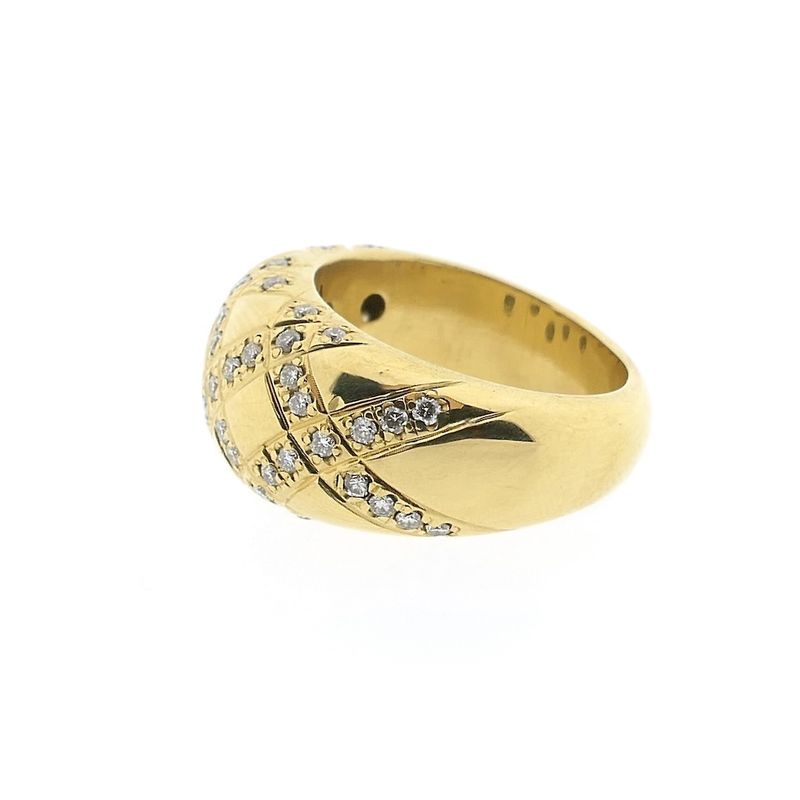 Image 6 of Gold ring with diamonds; 0.60 ct.