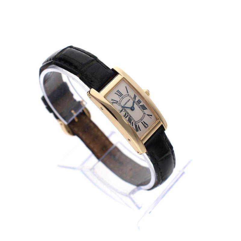 Image 4 of Cartier Tank Américaine 18ct. Gold Ladies Watch