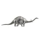 Image 1 of Silver dinosaur brooch