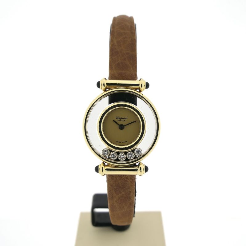 Image 1 of Chopard Happy Diamonds 4112; 18k gold women's watch with diamonds