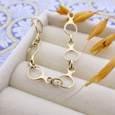 Image 2 of Golden fantasy link bracelet