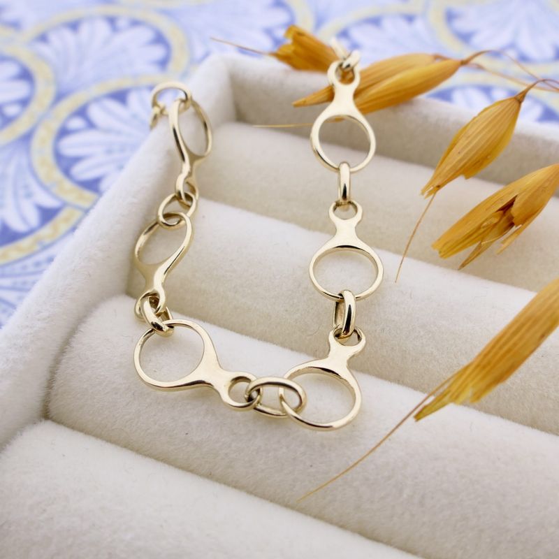 Image 2 of Golden fantasy link bracelet