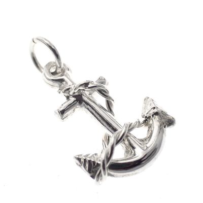 Image 2 of Silver charm; Anchor