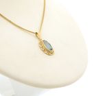 Image 5 of Vintage gold pendant with topaz