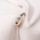 Image 2 of Gold ring with sapphire and diamond | 0.015 ct.