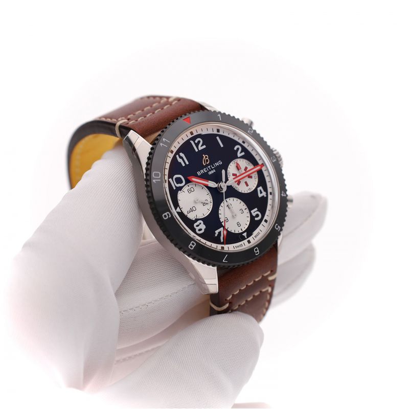 Image 4 of Breitling Classic AVI 'Mosquito' Chronograph; Automatic Men's Watch