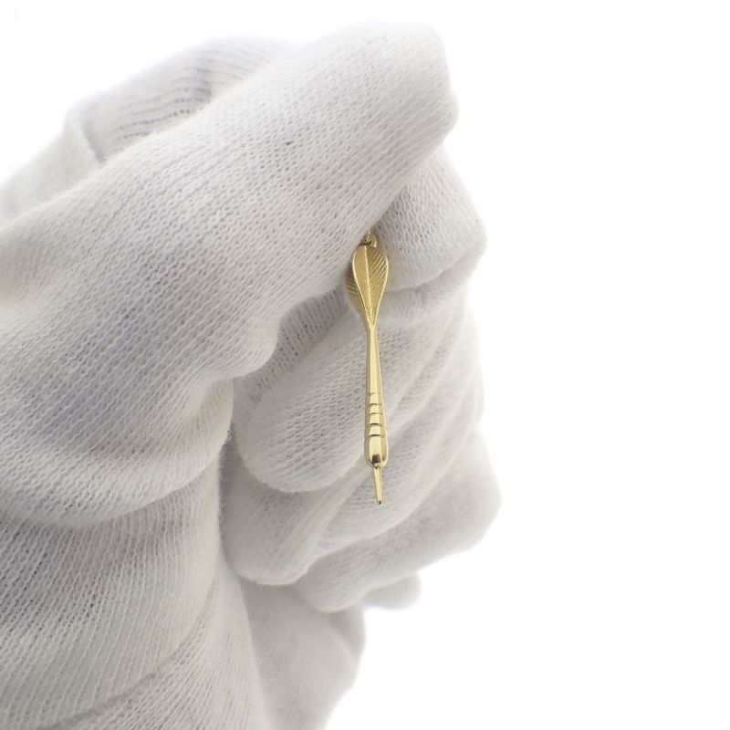 Image 6 of Gold charm of a dart