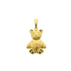 Image 1 of Gold teddy bear pendant