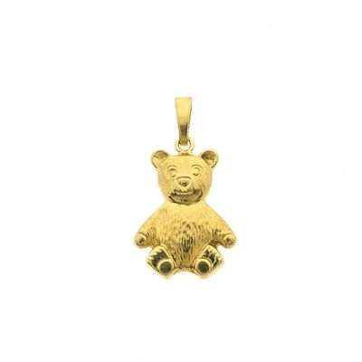 Image 1 of Gold teddy bear pendant