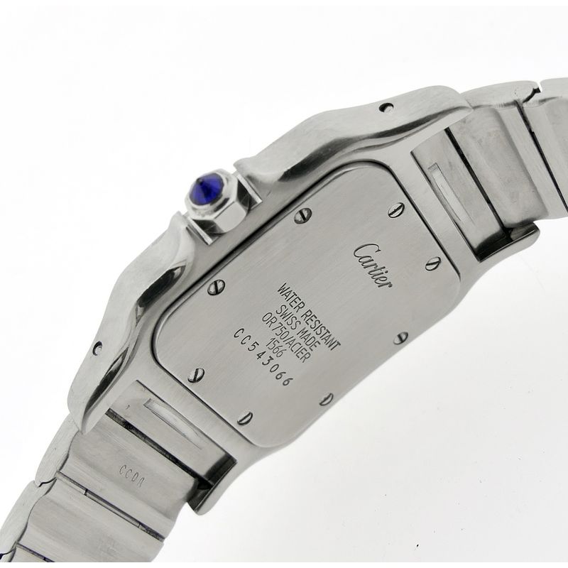 Image 17 of Cartier Santos Galbee; 18k. gold/steel watch