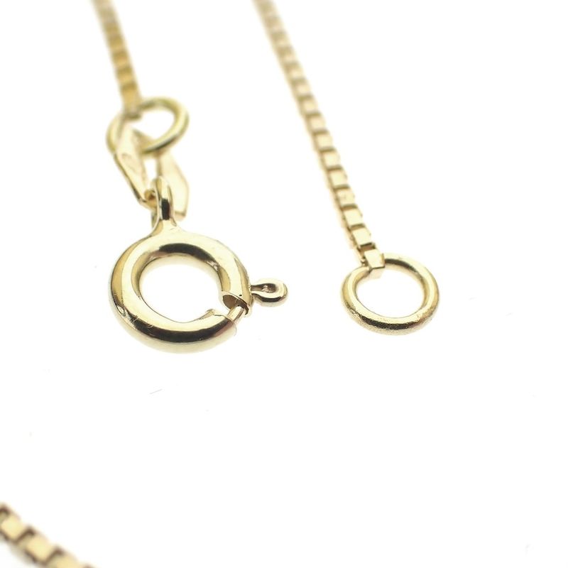 Image 6 of Golden Venetian link chain | 43 cm