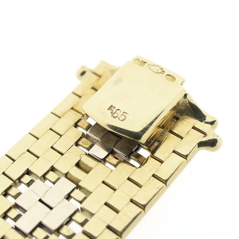 Image 5 of Two-tone gold woven fantasy bracelet