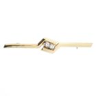 Image 1 of Gold brooch with diamonds