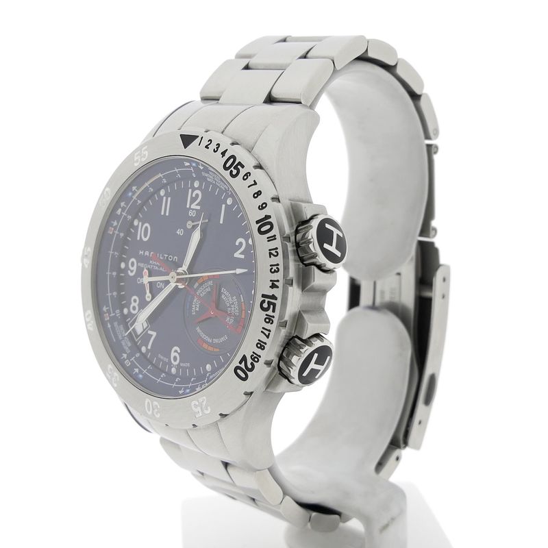 Image 2 of Hamilton Khaki Regatta Alarm; Men's watch with regatta timer